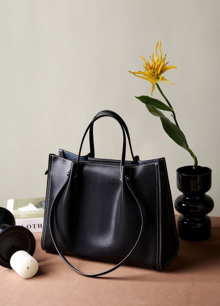 Women's Luxury One Shoulder Capacity Commuter Bag  - By Qivii