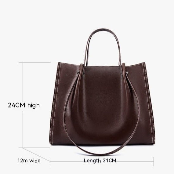 Women's Luxury One Shoulder Capacity Commuter Bag  - By Qivii