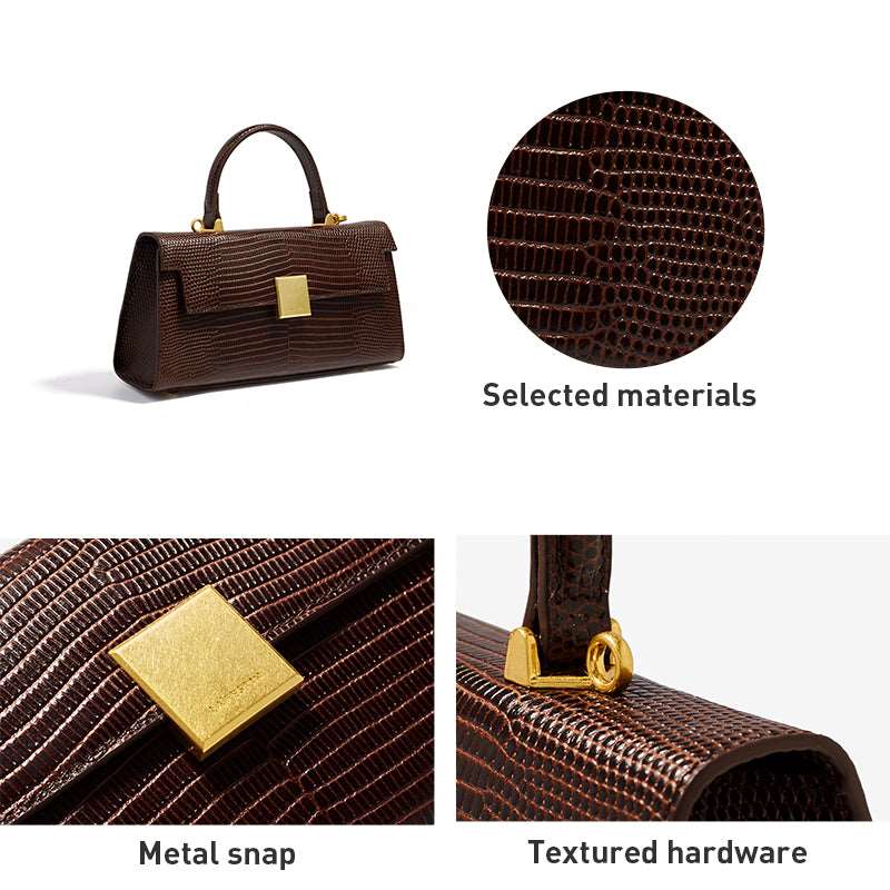 Women's Luxury Retro Leather Underarm Shoulder Bag  - By Qivii