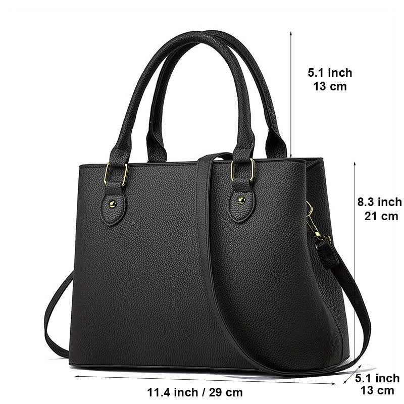 Women's Simple Shoulder Handbag  - By Qivii
