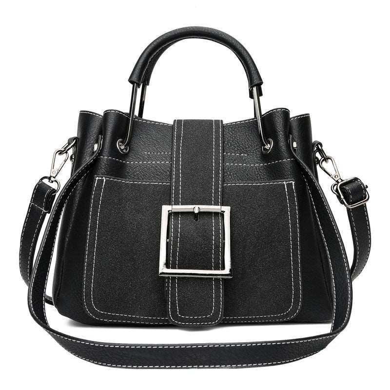 Women's Soft Vintage Bucket Handbag  - By Qivii