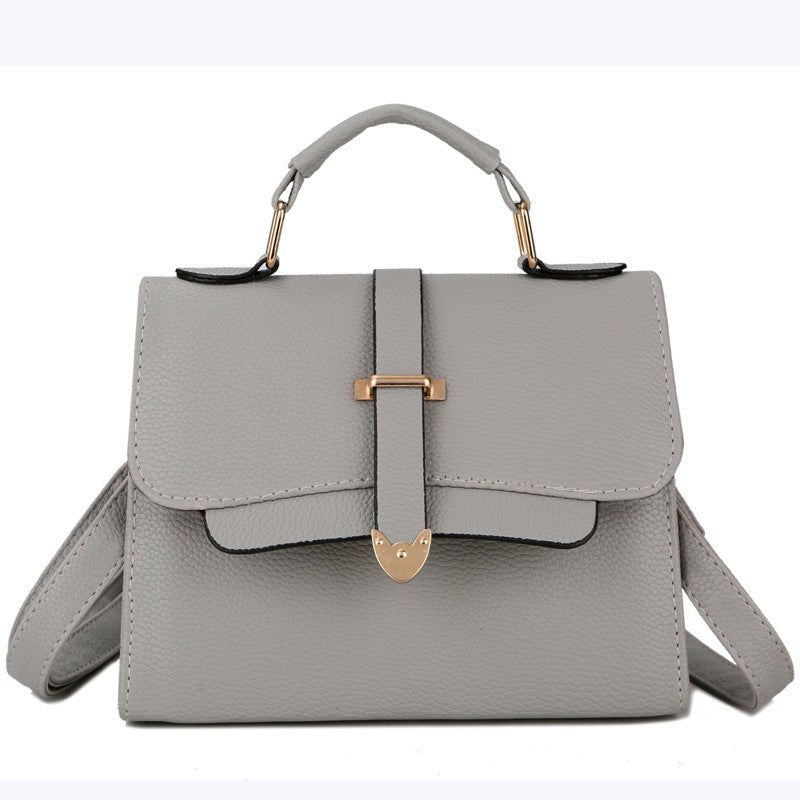 Women's Synthetic Leather Handbag With Handle  - By Qivii