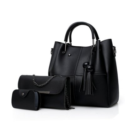 Women's Three Piece Bucket Tote Set  - By Qivii