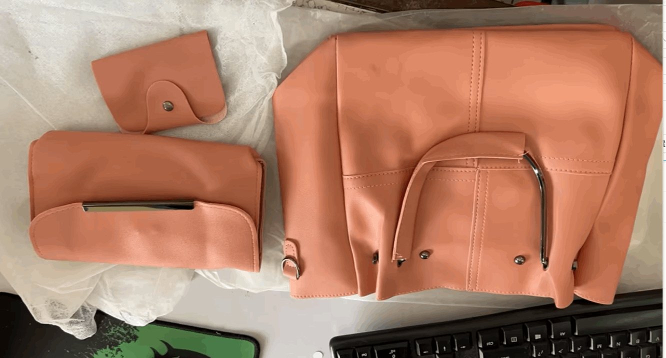 Women's Three Piece Bucket Tote Set  - By Qivii