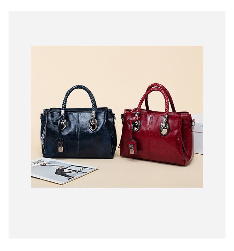 Women's Vintage Leather Handbag  - By Qivii
