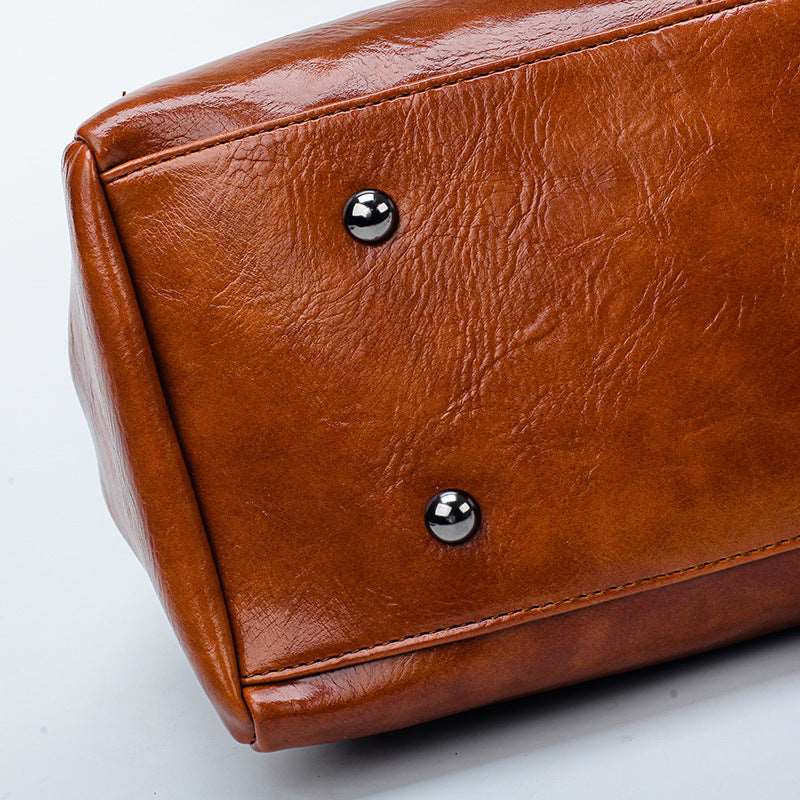Women's Vintage Leather Handbag  - By Qivii