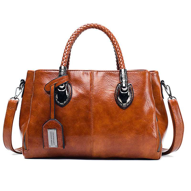 Women's Vintage Leather Handbag  - By Qivii
