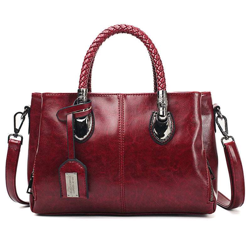 Women's Vintage Leather Handbag  - By Qivii