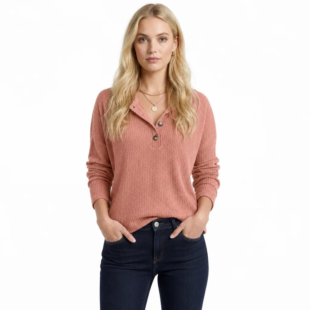 Wren Ribbed Pullover Top