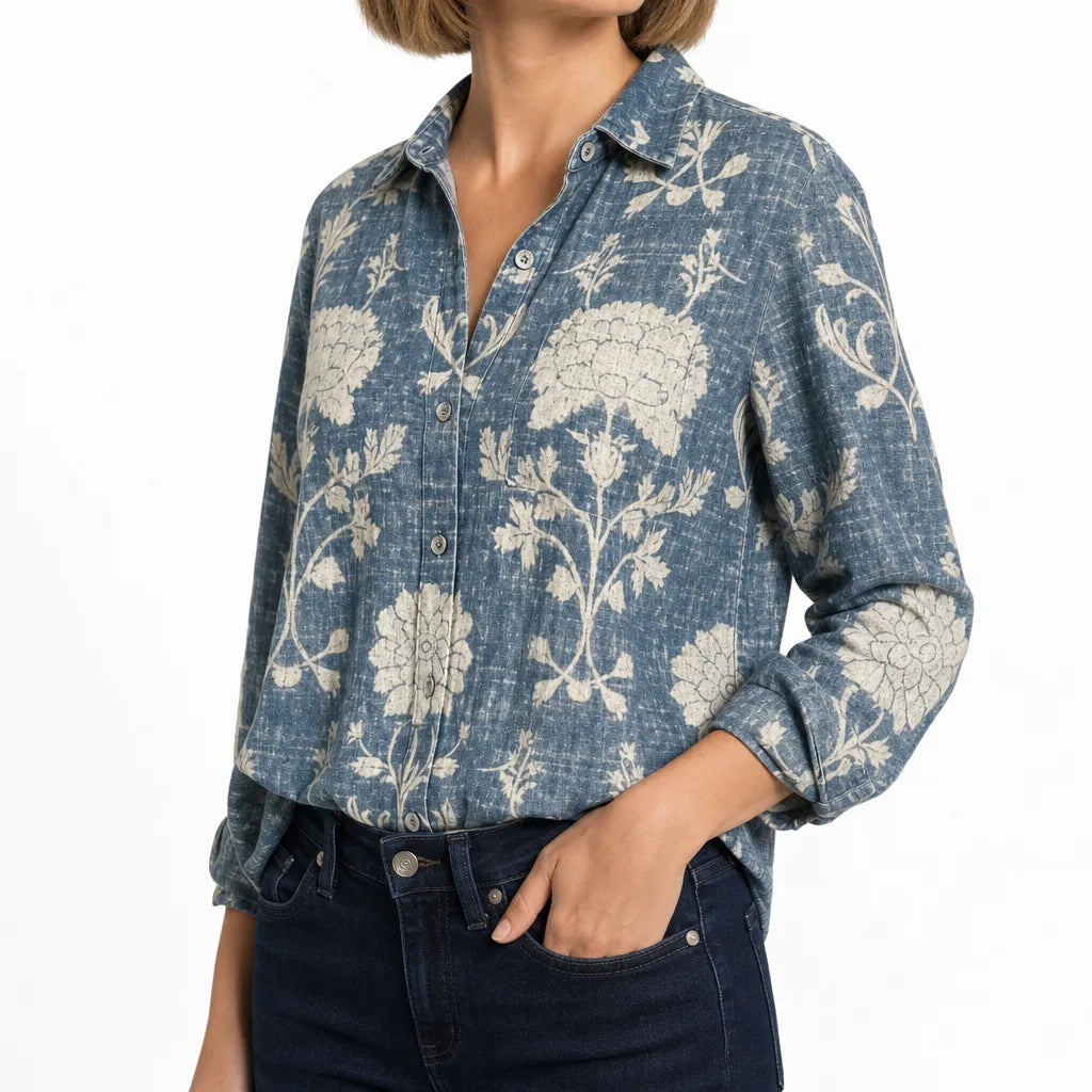 Wrenna | Women's Fall Western Long Sleeve Top