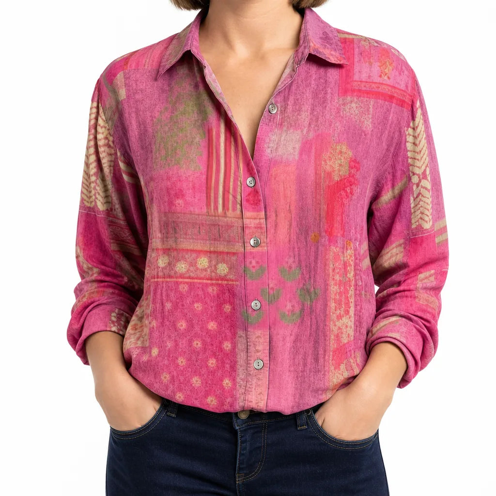 Wrenna | Women's Fall Western Long Sleeve Top