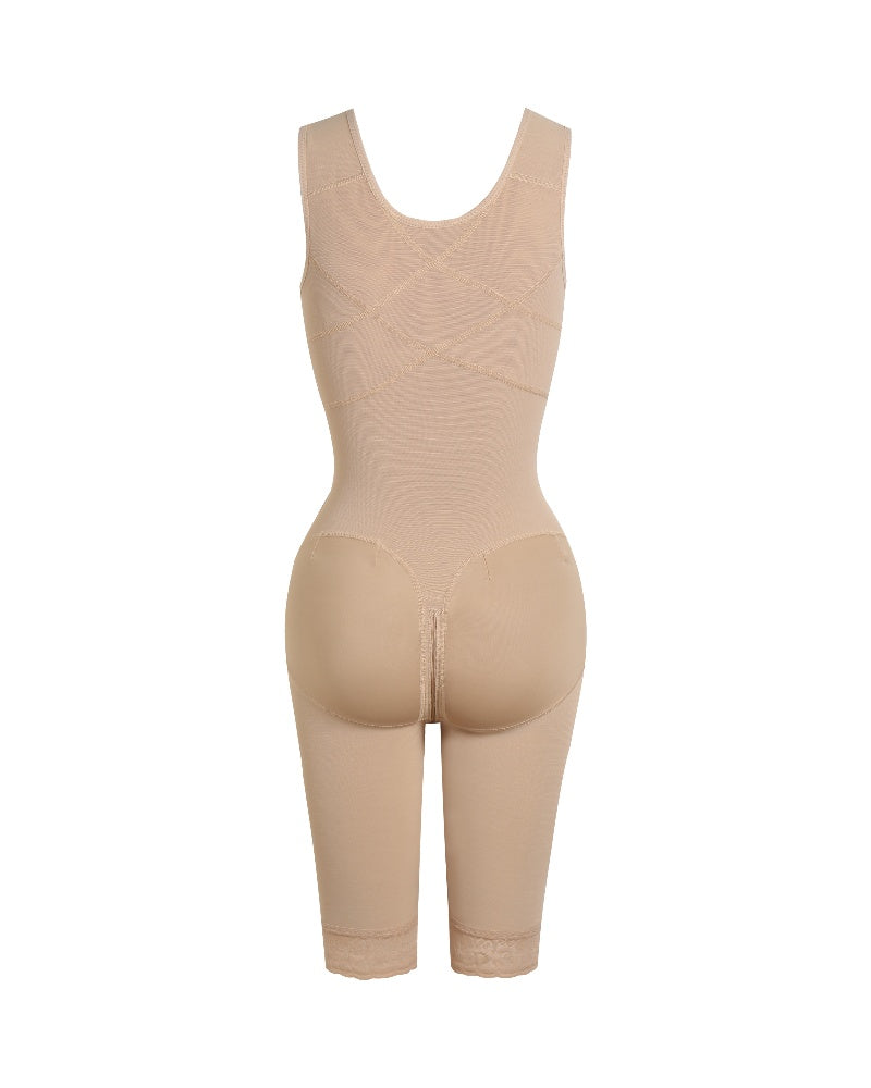 Adjustable Tummy Control Shapewear Fajas Colombianas with Bra  - By Qivii