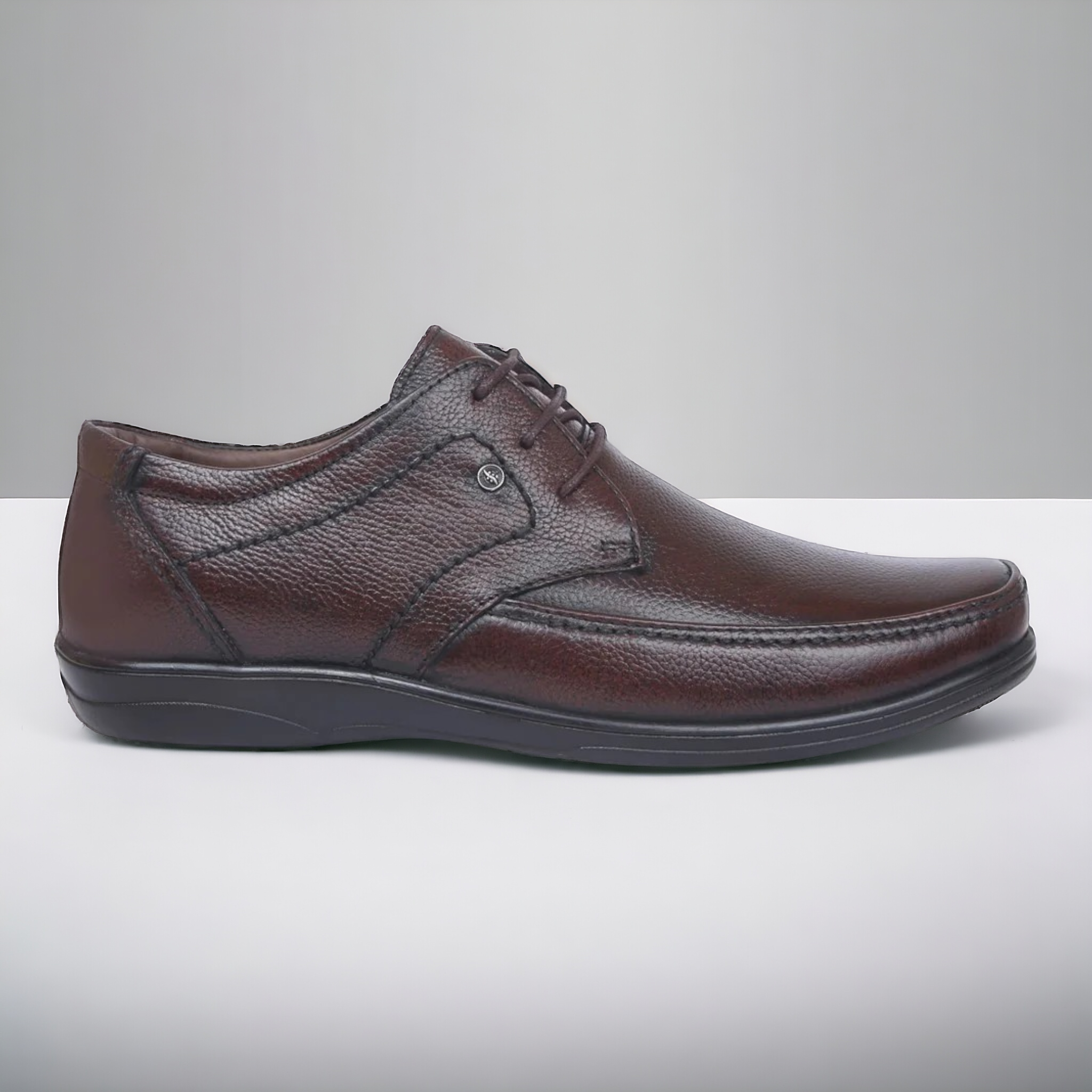 ZOOM D3151 BROWN Men's Casual Lace Up Leather Shoes - qivii