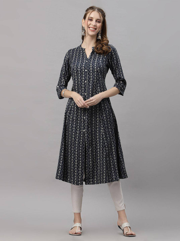 Aakriti Blue Kurta - Uboric