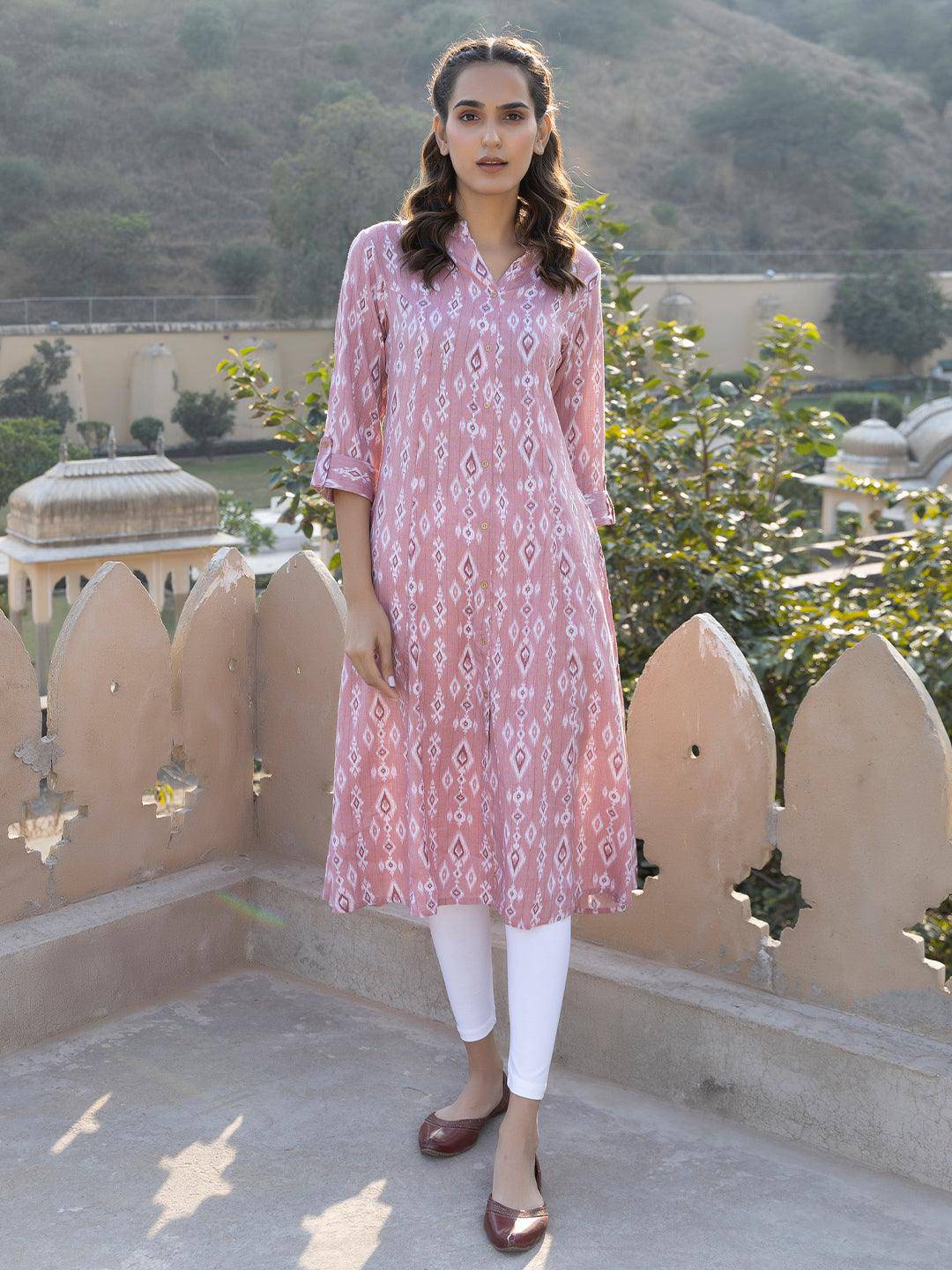 Aakriti Pink Kurta - Uboric