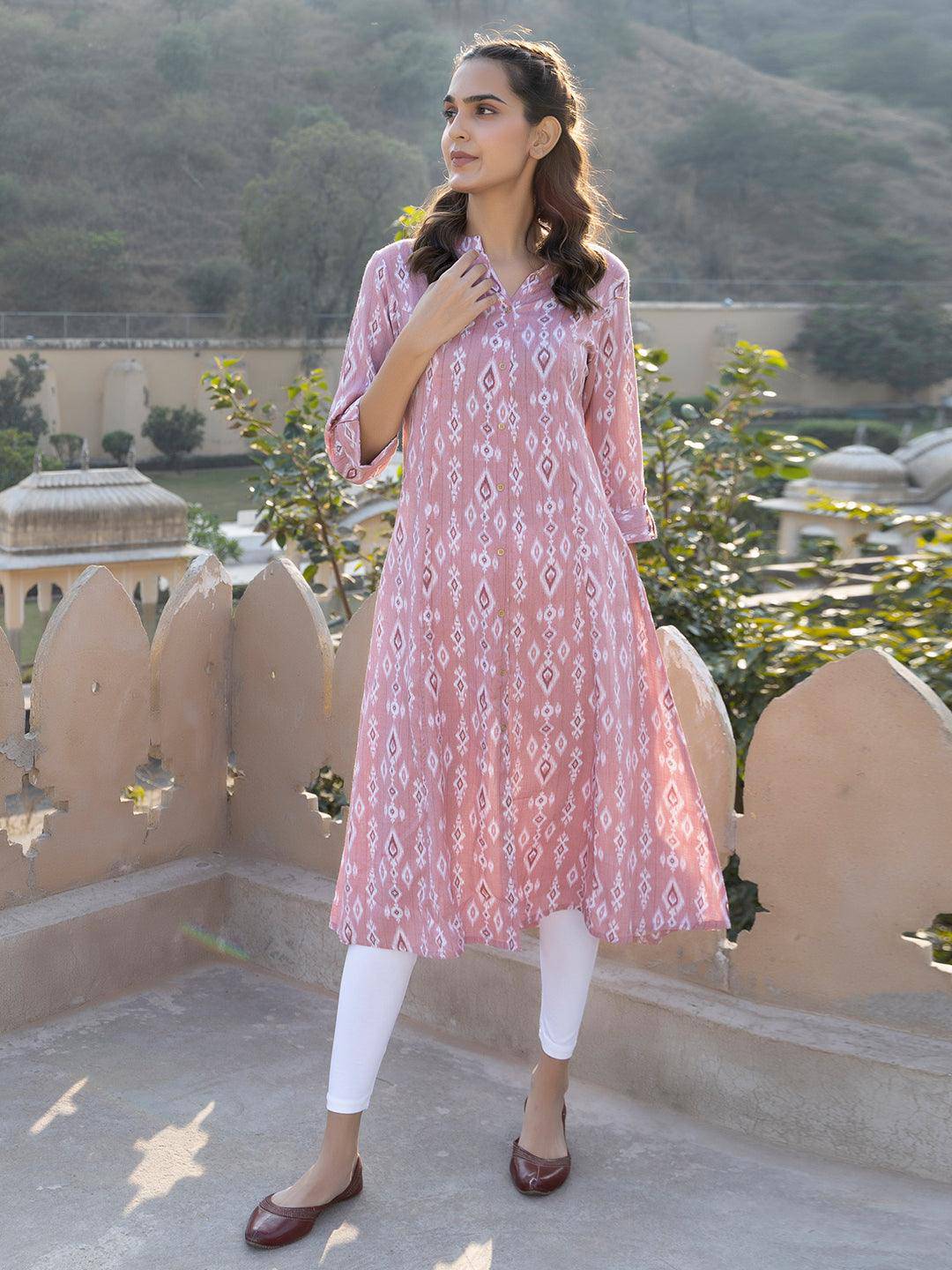 Aakriti Pink Kurta - Uboric