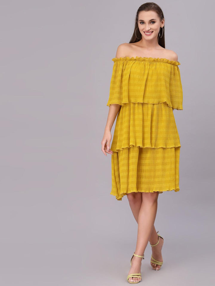 Alicia Yellow Dress - Uboric