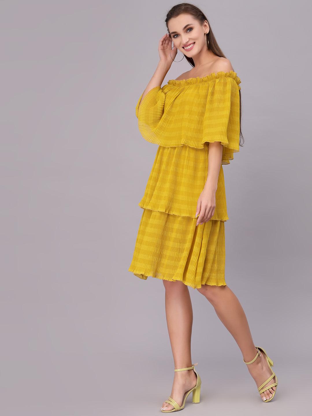 Alicia Yellow Dress - Uboric