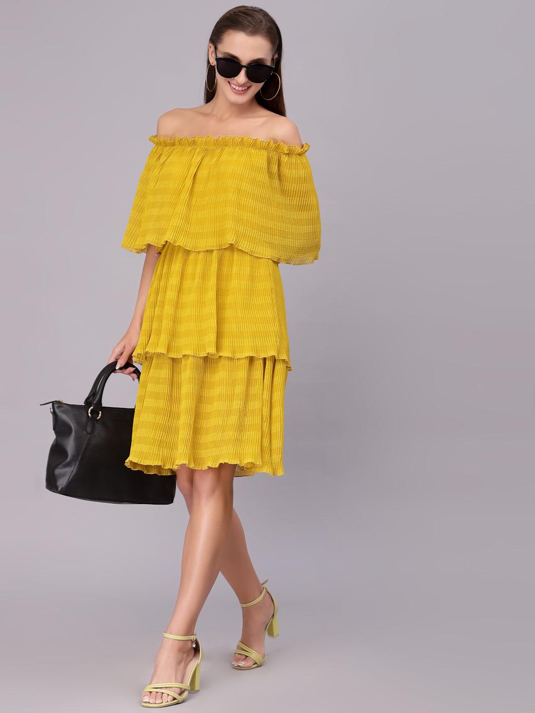 Alicia Yellow Dress - Uboric