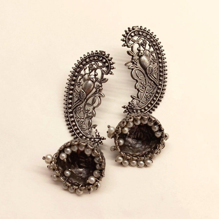 Bette Beautiful Oxidised Jhumki - Uboric