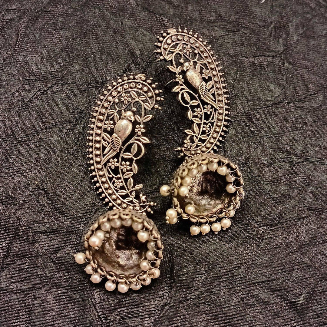 Bette Beautiful Oxidised Jhumki - Uboric