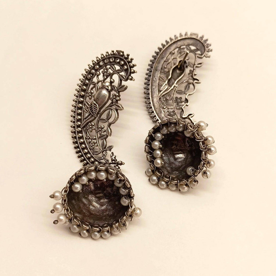 Bette Beautiful Oxidised Jhumki - Uboric