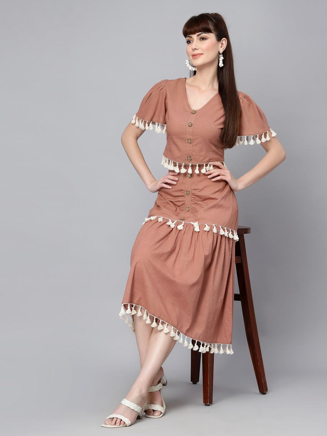 Cotton Top With Skirt - Uboric