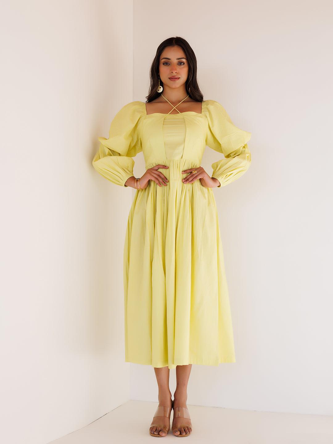 Lemonade Midi Dress - Uboric