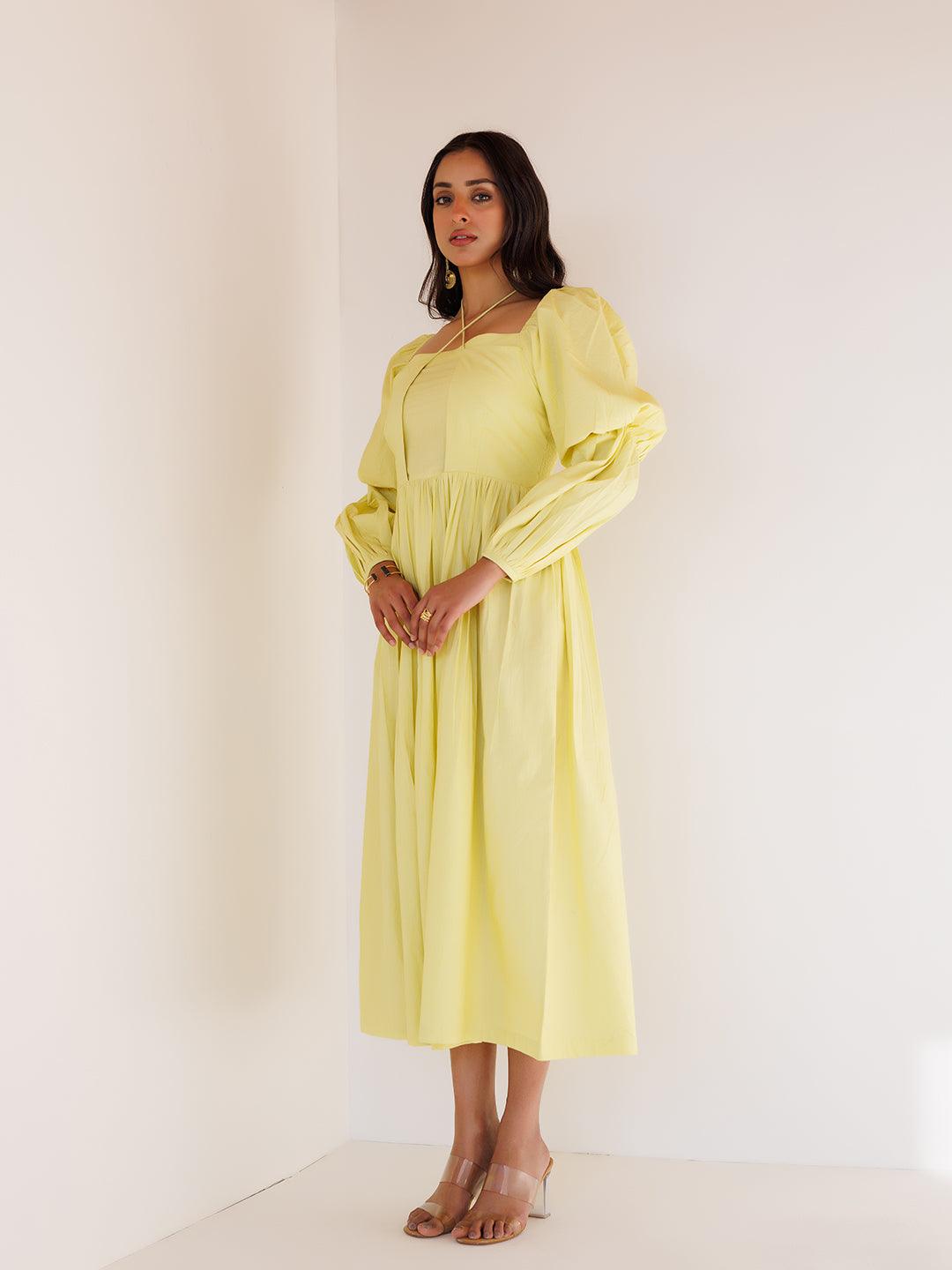 Lemonade Midi Dress - Uboric