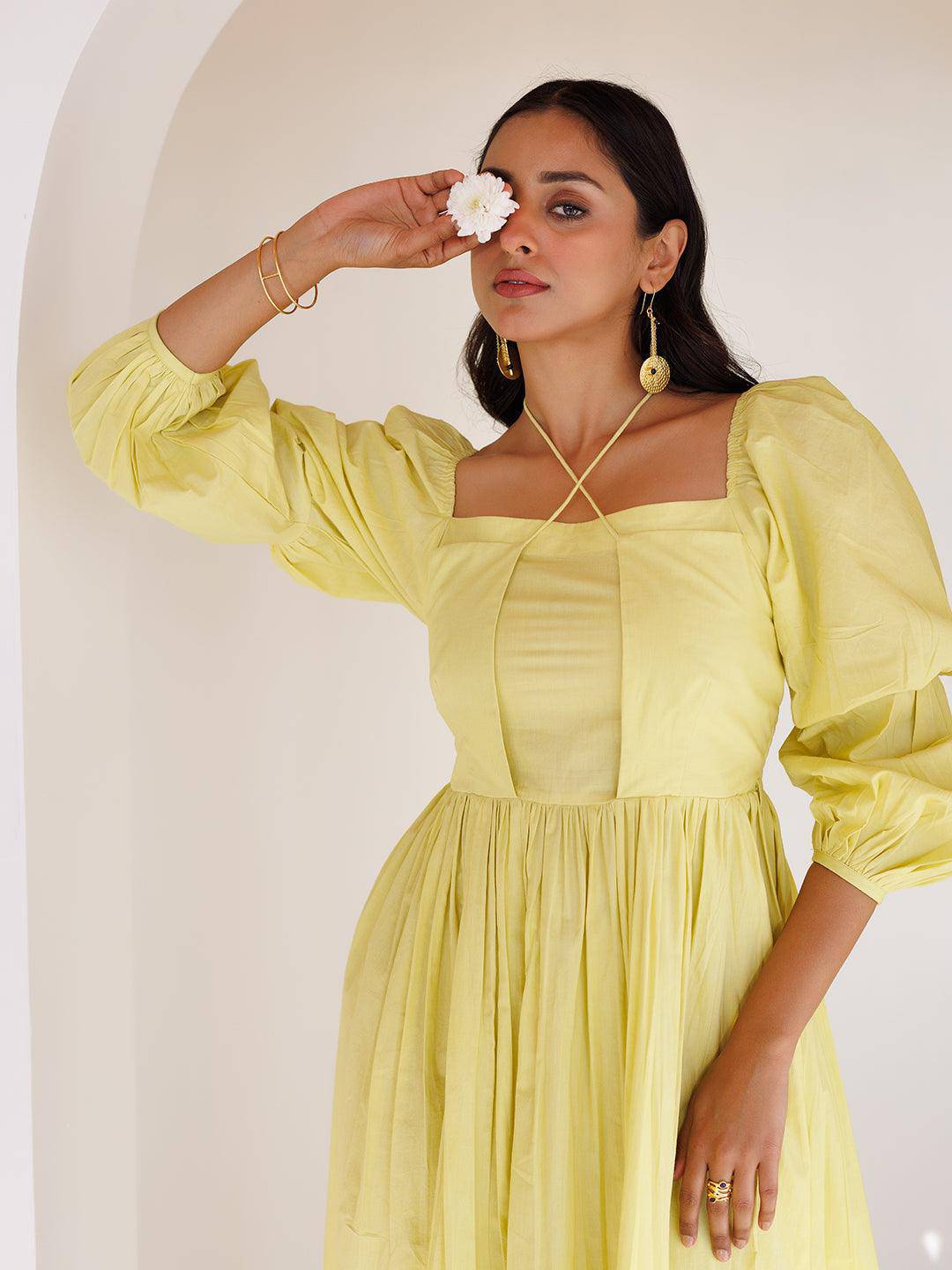 Lemonade Midi Dress - Uboric