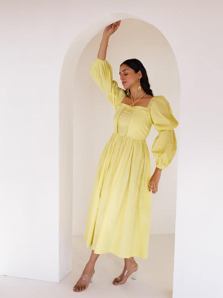 Lemonade Midi Dress - Uboric