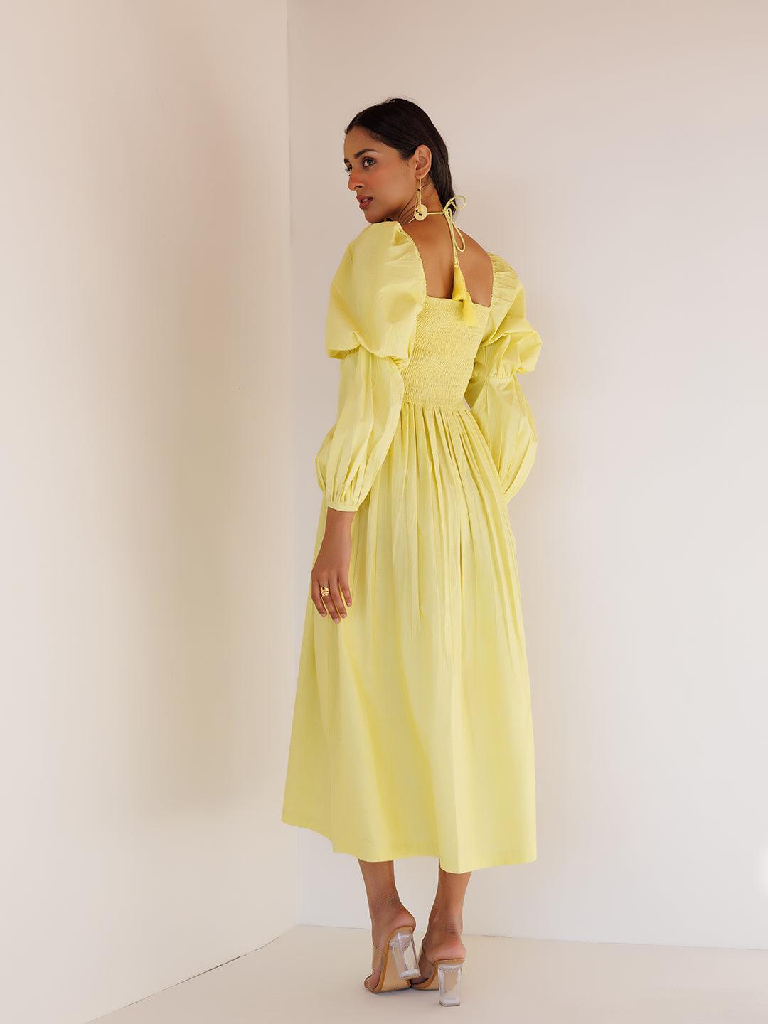 Lemonade Midi Dress - Uboric