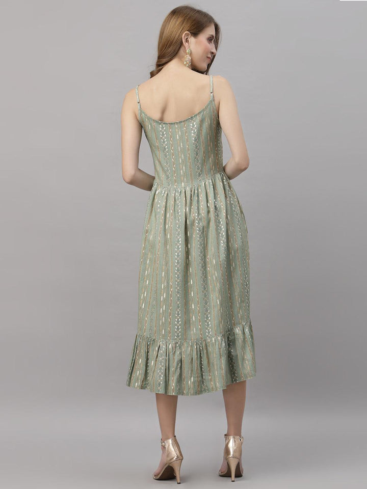 Lily Green Dress - Uboric