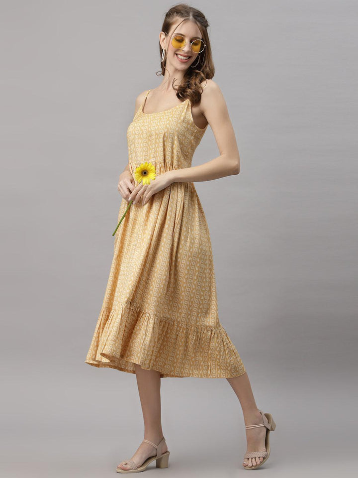 Lily Yellow Dress - Uboric