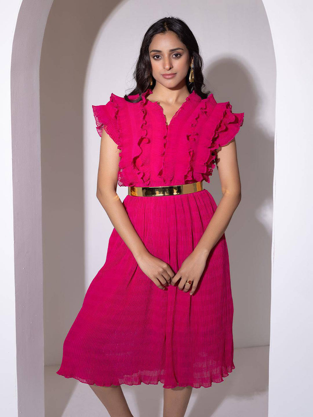 Love Potion Pleated Dress - Uboric