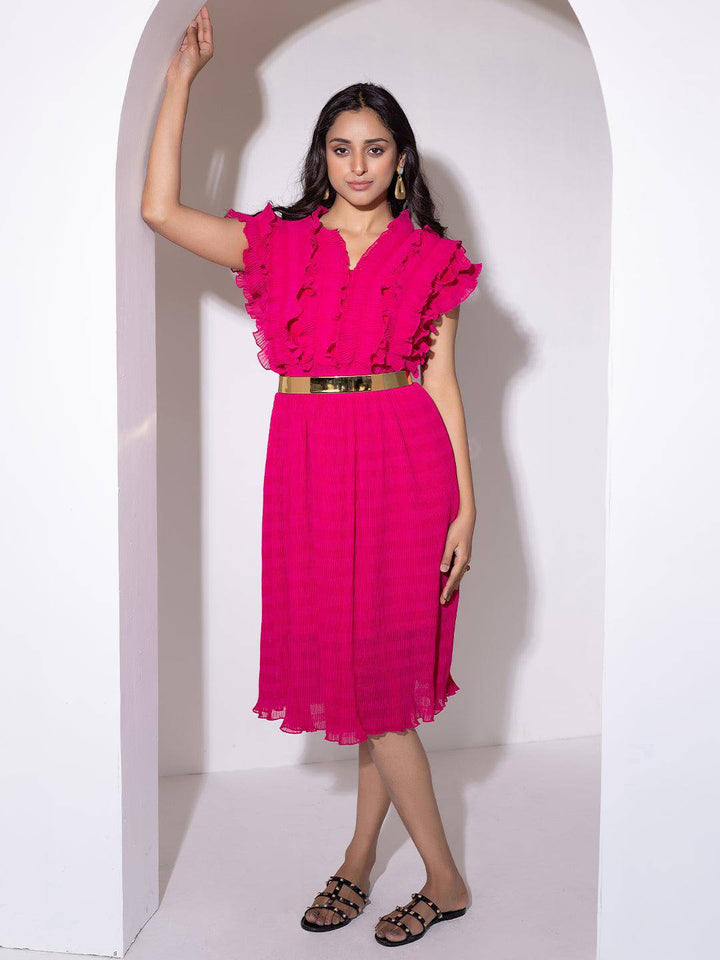 Love Potion Pleated Dress - Uboric