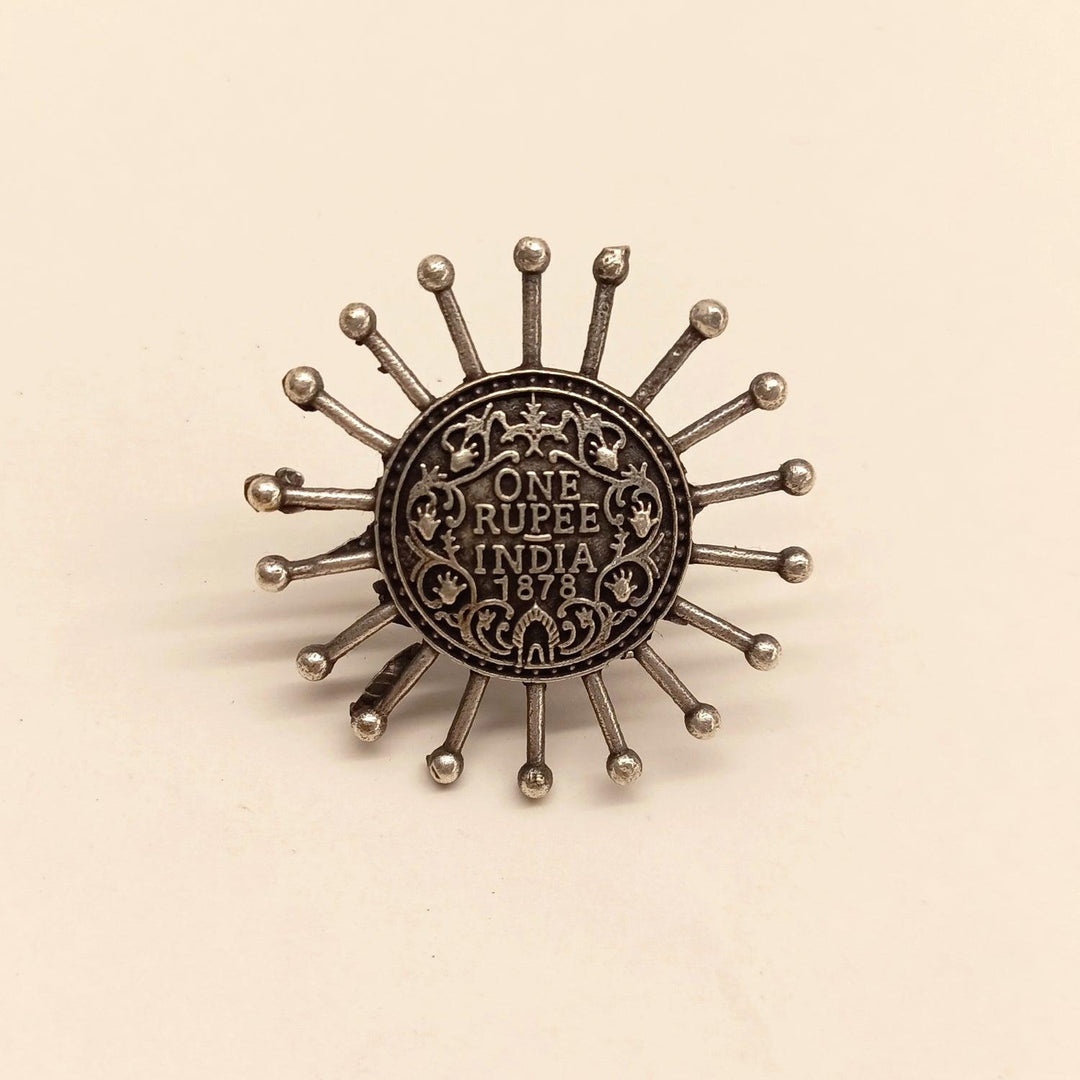 Miami Silver Rounded Oxidized Ring - Uboric