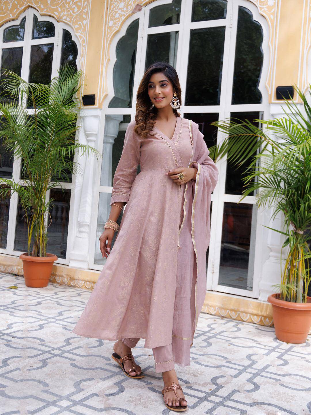 Mohagany Rose Kurta Set - Uboric