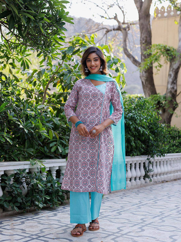 Peach Skin Kurta Set - Uboric