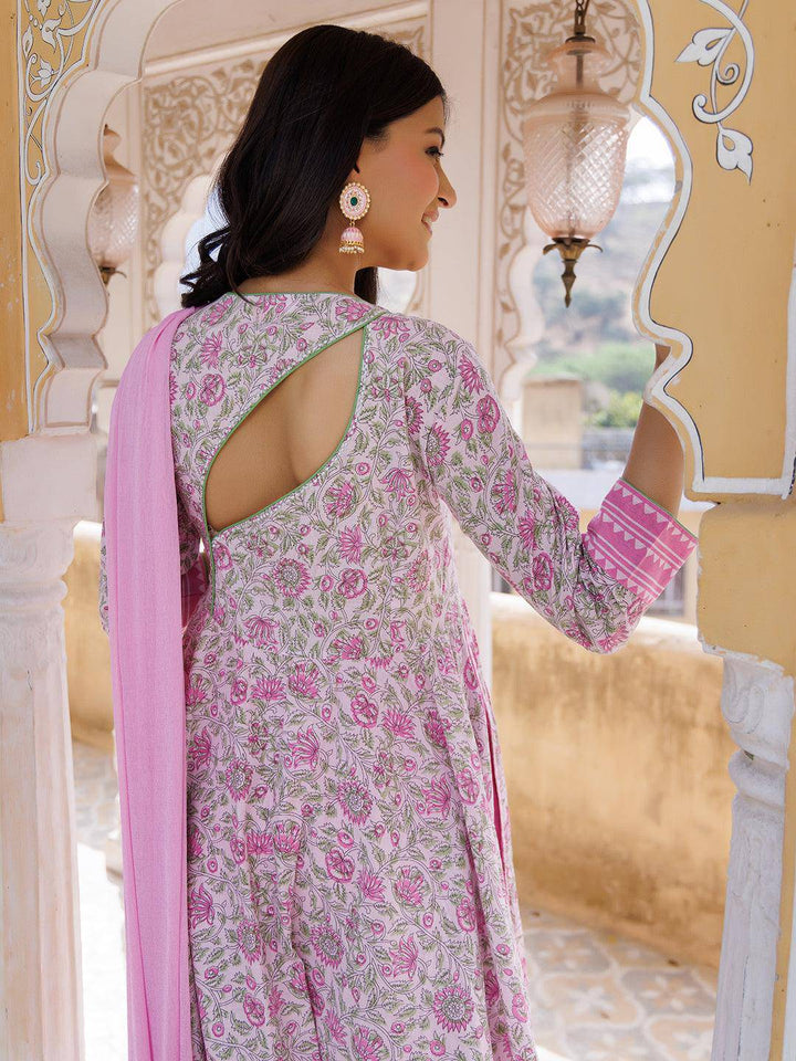 Pink Orchid Kurta Set - Uboric