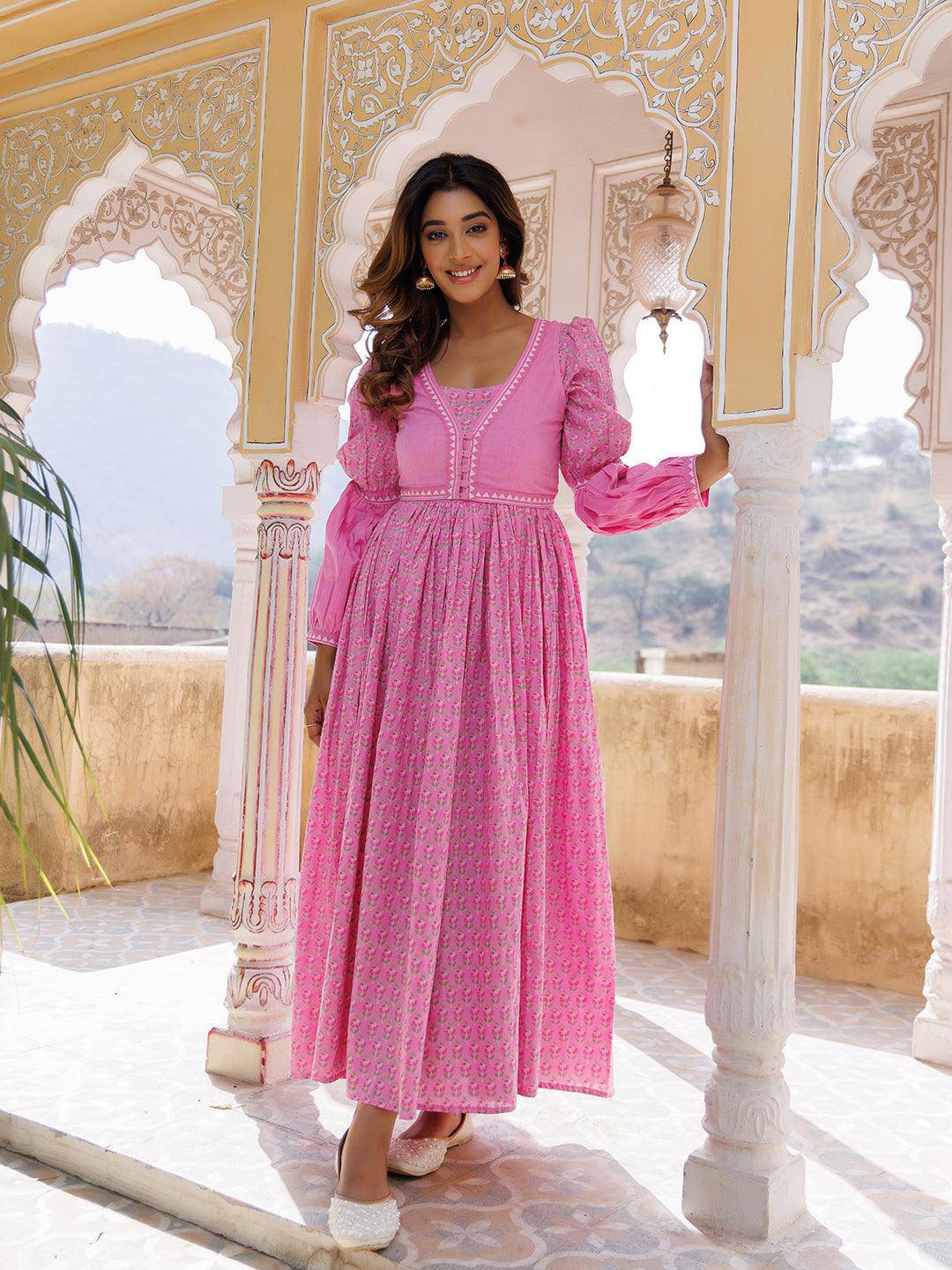 Prism Pink Kurta - Uboric