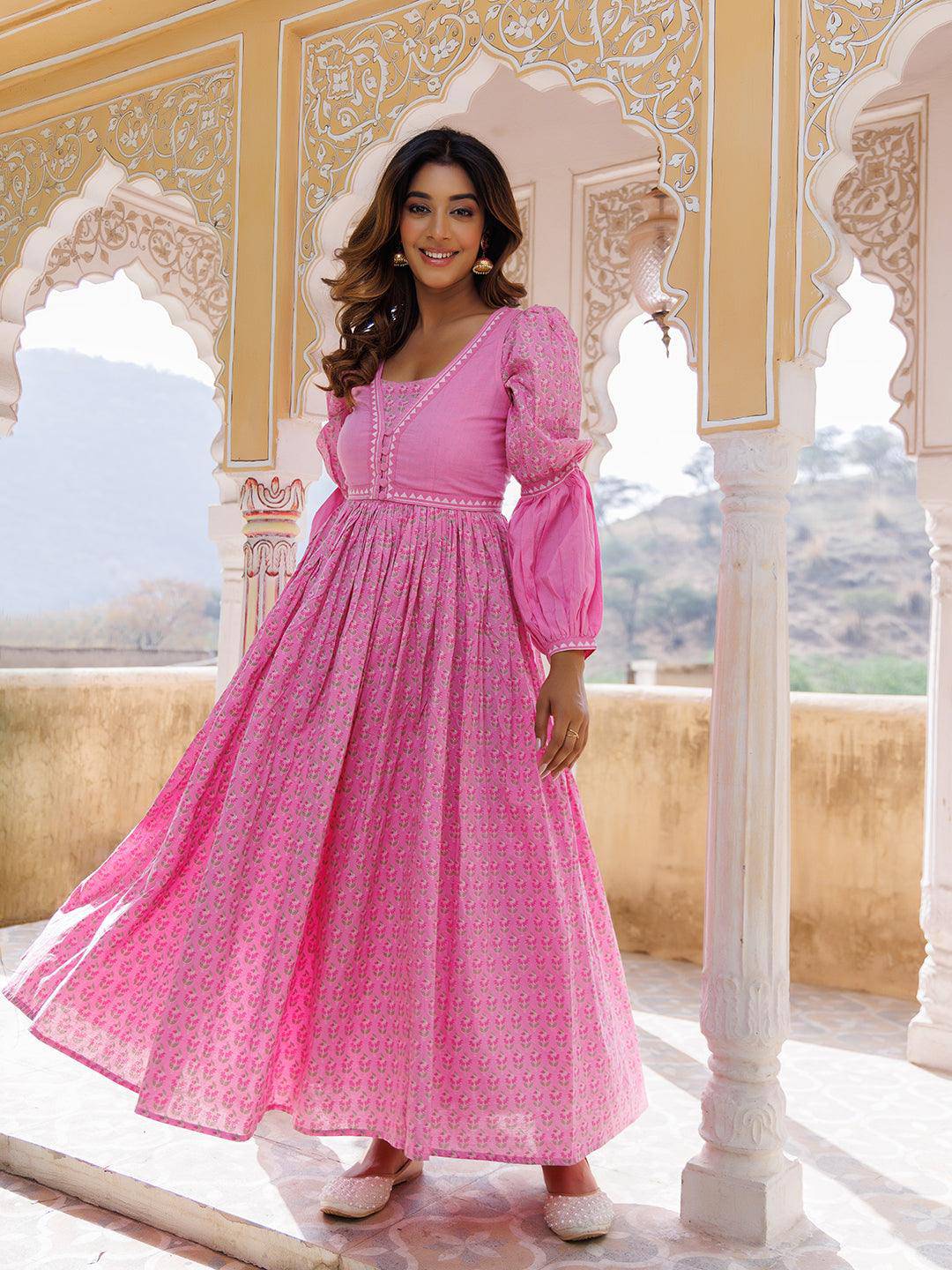 Prism Pink Kurta - Uboric