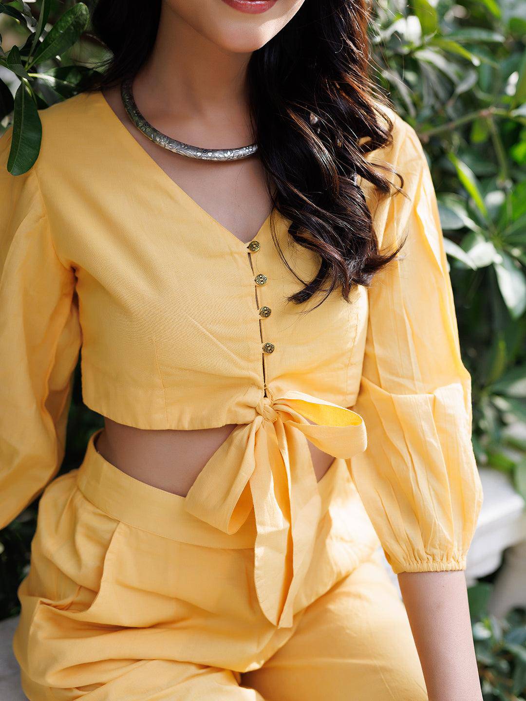 Sunset Gold Co-Ord Set - Uboric