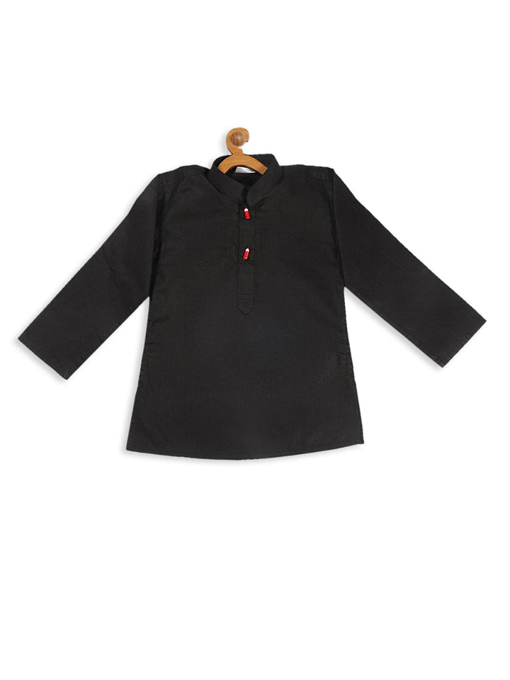 VASTRAMAY SISHU Boy's Black Kurta - Uboric