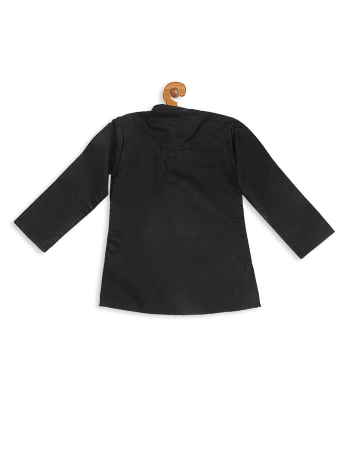 VASTRAMAY SISHU Boy's Black Kurta - Uboric