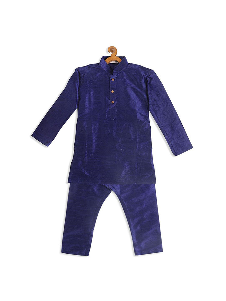 VASTRAMAY SISHU Boy's Blue Kurta With Pyjama Set - Uboric