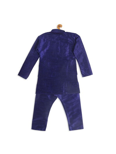 VASTRAMAY SISHU Boy's Blue Kurta With Pyjama Set - Uboric