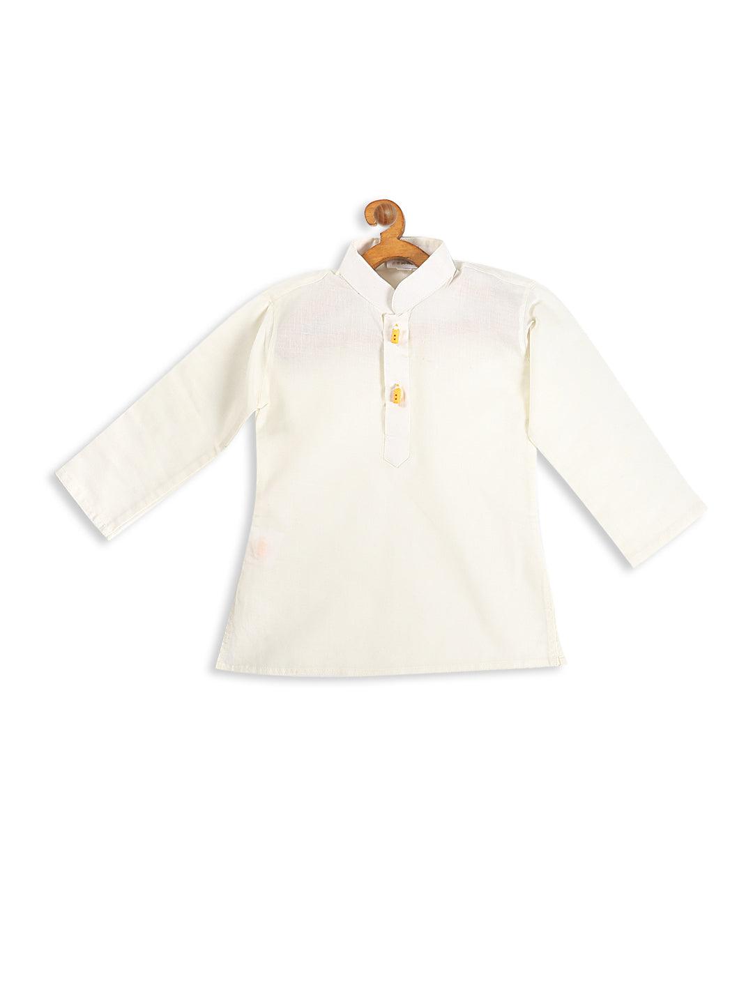 VASTRAMAY SISHU Boy's Cream Kurta - Uboric