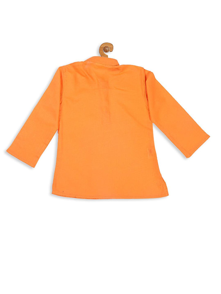 VASTRAMAY SISHU Boy's Orange Kurta - Uboric