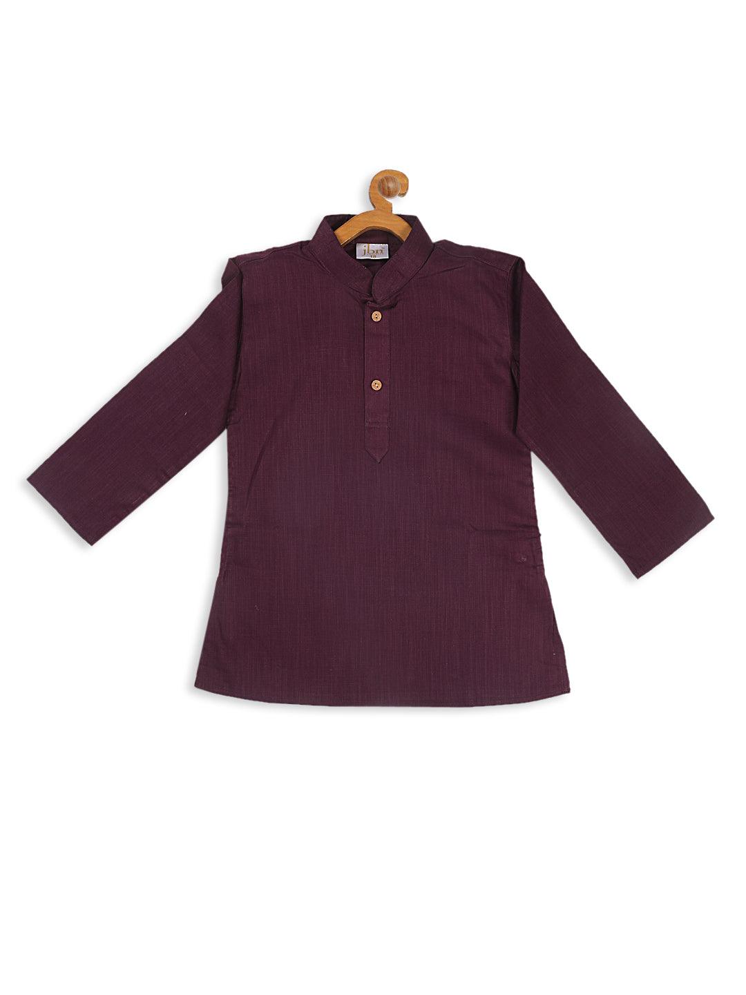 VASTRAMAY SISHU Boy's Purple Kurta - Uboric